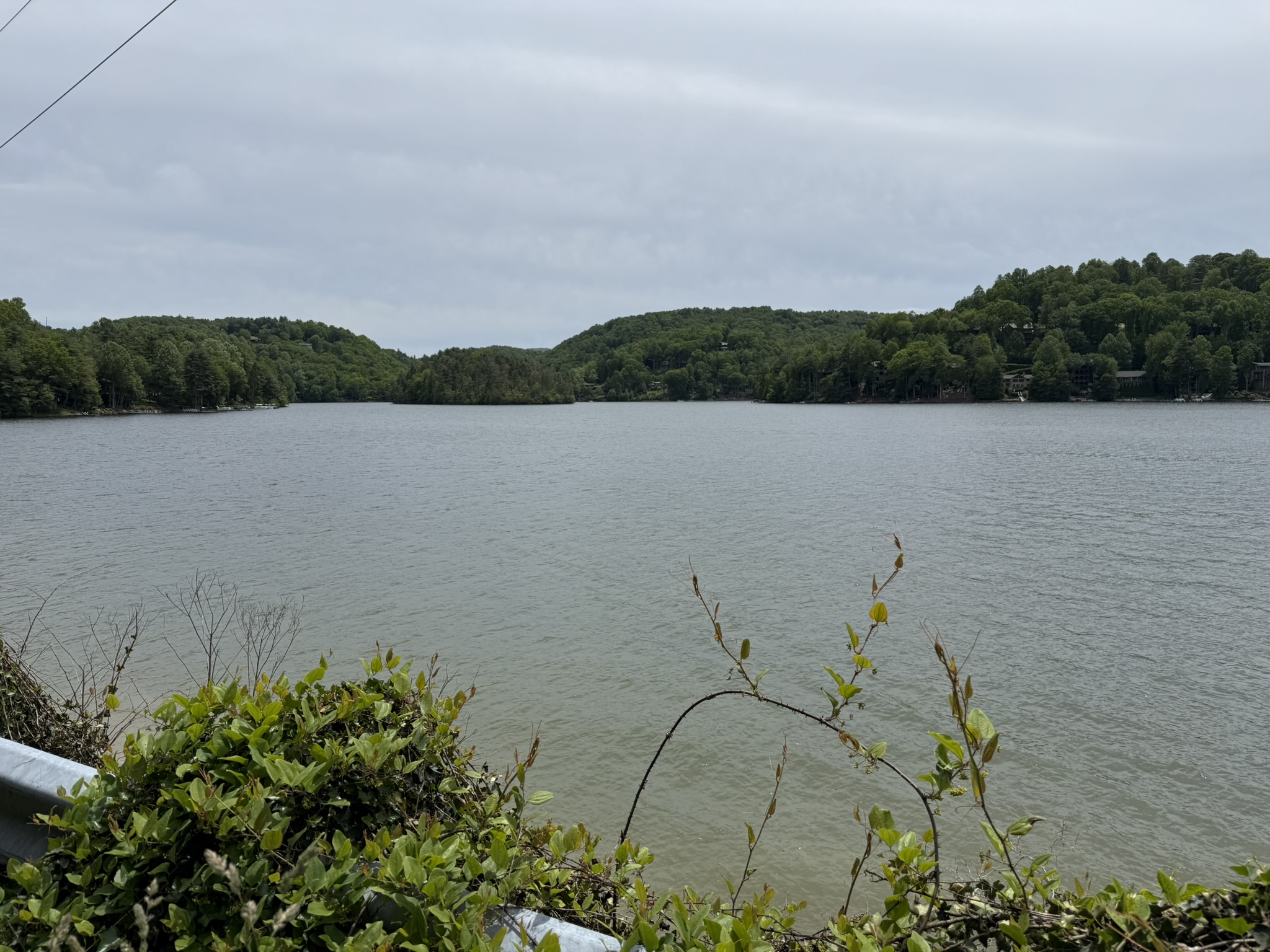 Mountain lake view