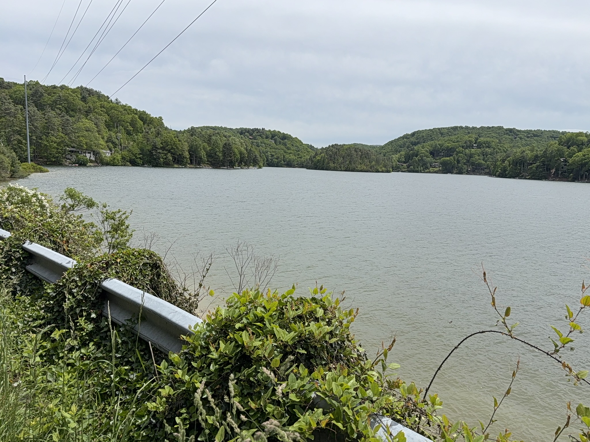 Lake and hills