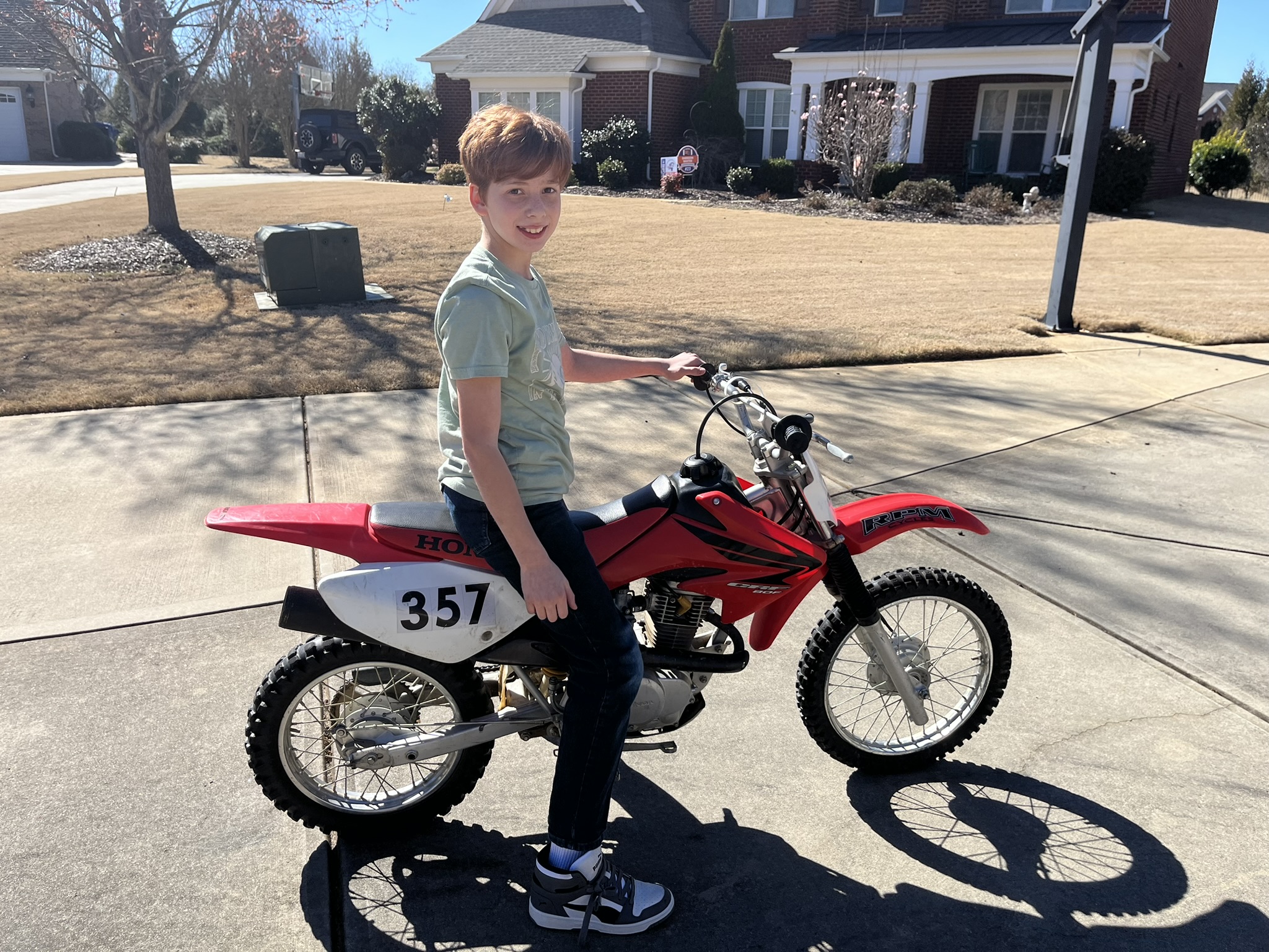 Michael with CRF80F #357